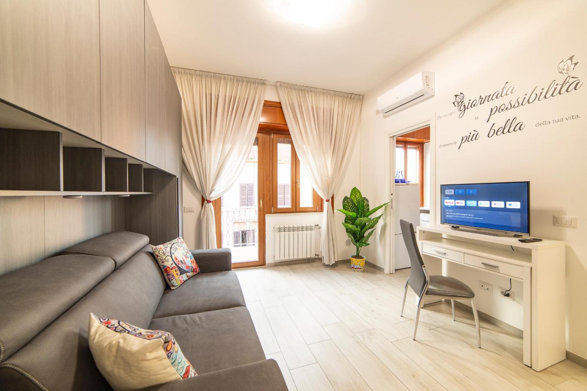 Smart Home - Trilocale Con Parcheggio Privato Rom Exteriör bild